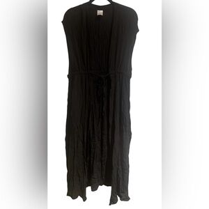 Kona Sol black swim cover up